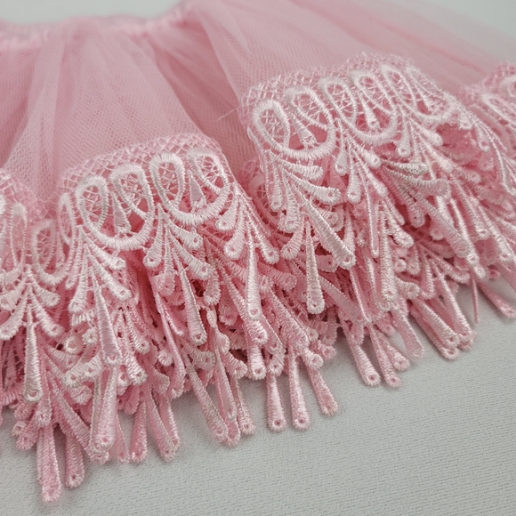 Leg Avenue Pink Tutu Petticoat Girls Skirt - Picture 4 of 11